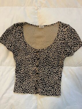 Brandy Melville Cheetah Top
